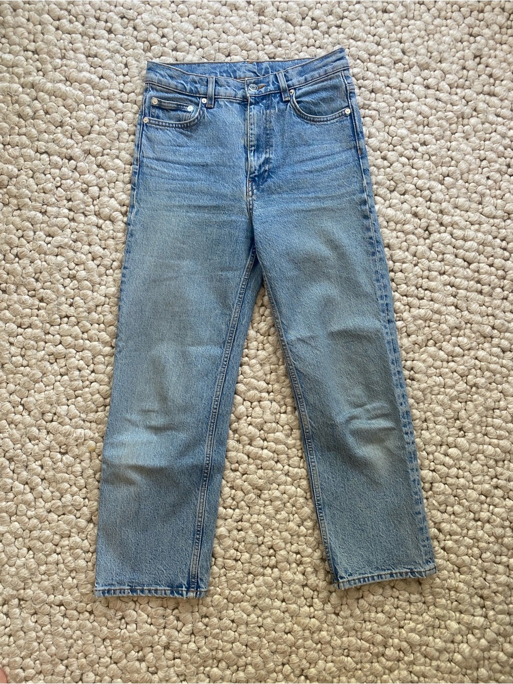 Arket Pale Blue Straight Jeans